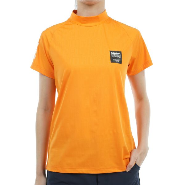 アドミラル ゴルフ Admiral GOLF レディース レディース ロゴエンボス モックシャツ ADLA403 詳細6