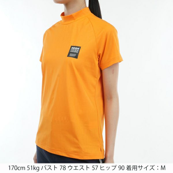 アドミラル ゴルフ Admiral GOLF レディース レディース ロゴエンボス モックシャツ ADLA403 詳細17