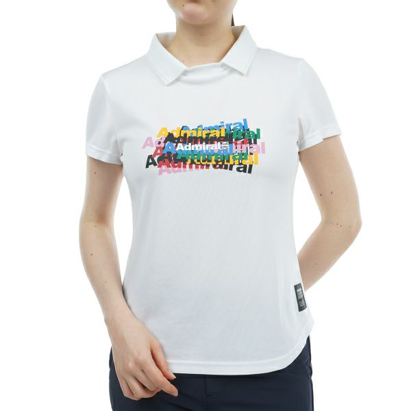 アドミラル ゴルフ Admiral GOLF レディース レディース フロントロゴ 衿付きTEE ADLA404 詳細1