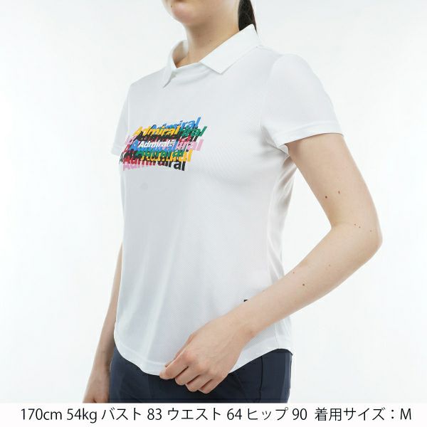 アドミラル ゴルフ Admiral GOLF レディース レディース フロントロゴ 衿付きTEE ADLA404 詳細3