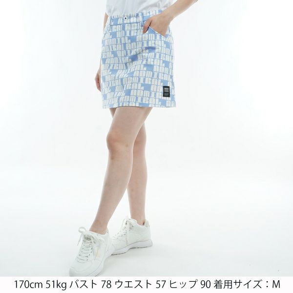 アドミラル ゴルフ Admiral GOLF レディース レディース ロゴモノグラム ストレッチスカート ADLA405 詳細12
