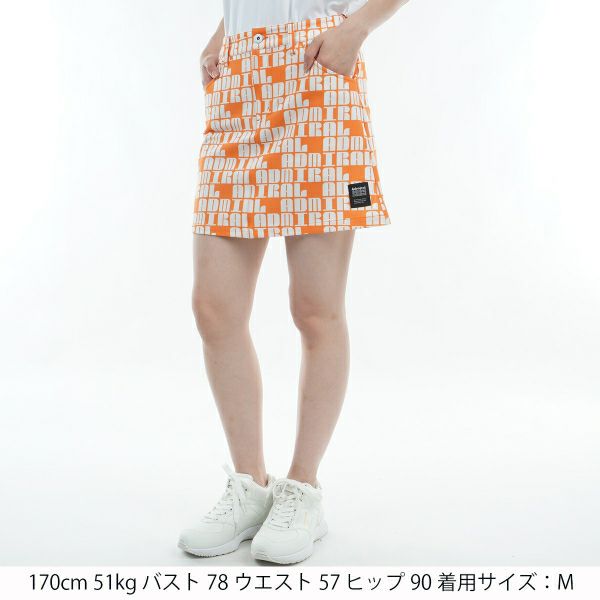 アドミラル ゴルフ Admiral GOLF レディース レディース ロゴモノグラム ストレッチスカート ADLA405 詳細14