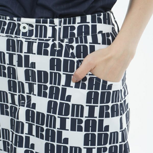アドミラル ゴルフ Admiral GOLF レディース レディース ロゴモノグラム ストレッチスカート ADLA405 詳細19