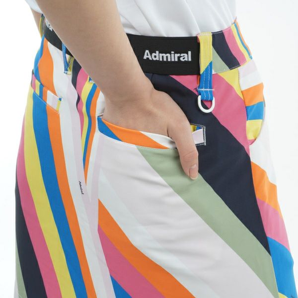 アドミラル ゴルフ Admiral GOLF レディース レディース アートプリント ストレッチスカート ADLA406 詳細11