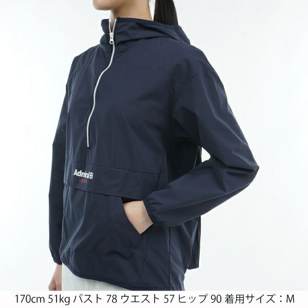アドミラル ゴルフ Admiral GOLF レディース レディース パッカブル ストレッチアノラック ADLA407 詳細3