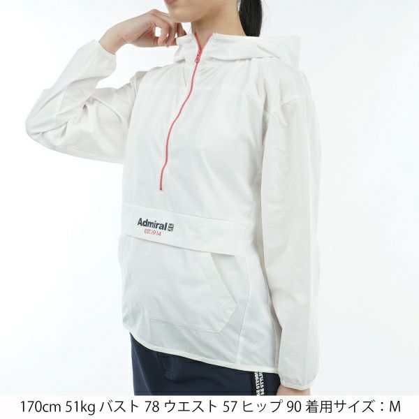 アドミラル ゴルフ Admiral GOLF レディース レディース パッカブル ストレッチアノラック ADLA407 詳細5