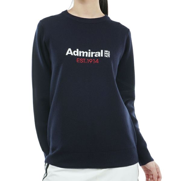 アドミラル ゴルフ Admiral GOLF レディース レディース ユニオンジャック クルーセーター ADLA408 詳細1