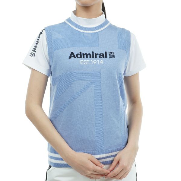 アドミラル ゴルフ Admiral GOLF レディース レディース ユニオンジャック クルーベスト ADLA409 詳細1