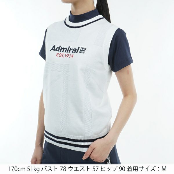 アドミラル ゴルフ Admiral GOLF レディース レディース ユニオンジャック クルーベスト ADLA409 詳細6