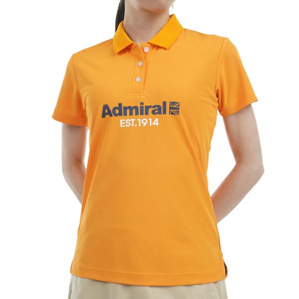 Admiral　新作未使用　レディスシャツ　ATLA454 PUR Lサイズ アドミラル(Admiral) ウェア（レディース） ]ミニマムロゴ