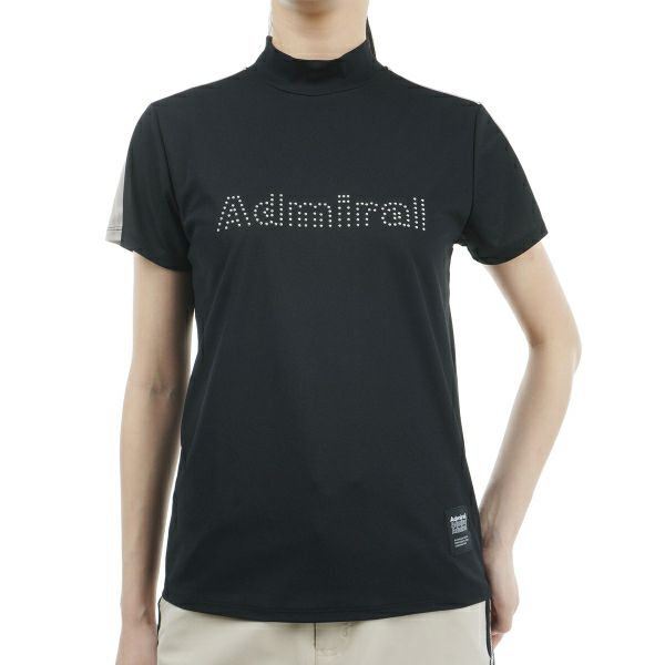 アドミラル ゴルフ Admiral GOLF レディース レディース メタルロゴ モックシャツ ADLA412 詳細1