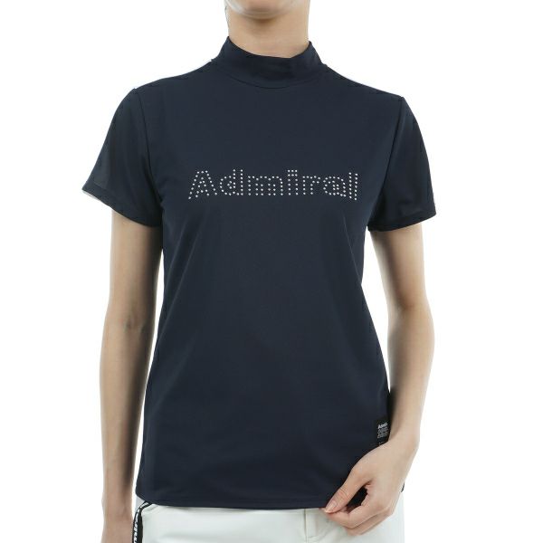 アドミラル ゴルフ Admiral GOLF レディース レディース メタルロゴ モックシャツ ADLA412 詳細3