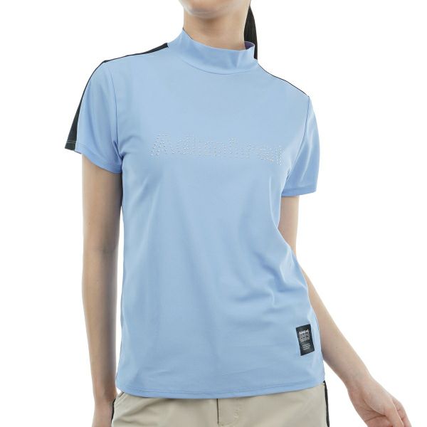 アドミラル ゴルフ Admiral GOLF レディース レディース メタルロゴ モックシャツ ADLA412 詳細4