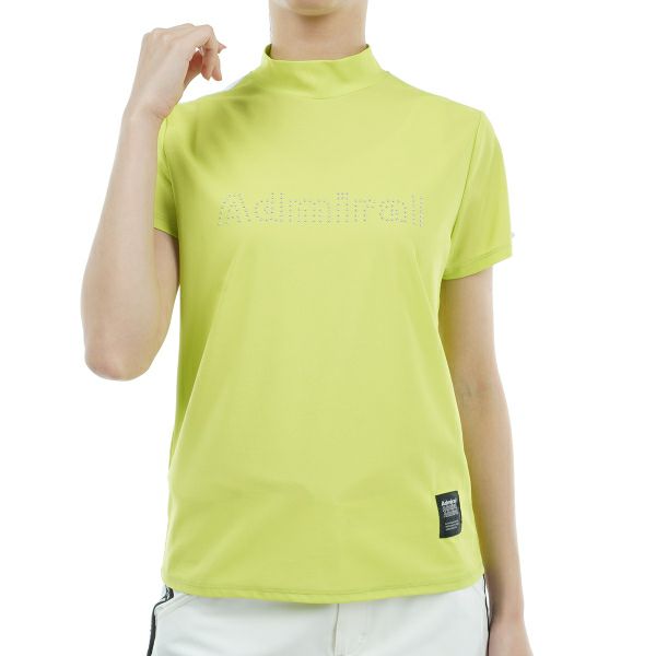 アドミラル ゴルフ Admiral GOLF レディース レディース メタルロゴ モックシャツ ADLA412 詳細5
