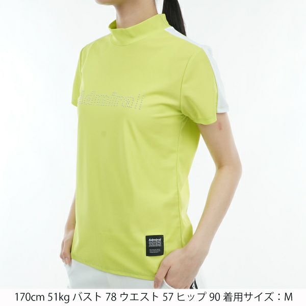 アドミラル ゴルフ Admiral GOLF レディース レディース メタルロゴ モックシャツ ADLA412 詳細14