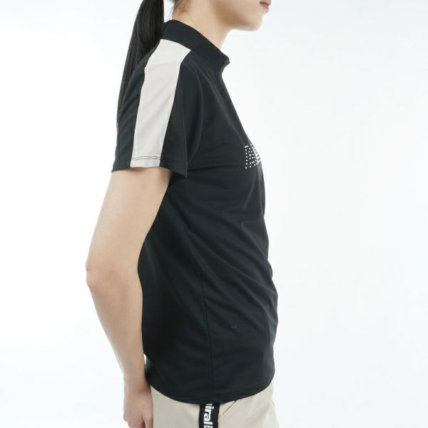 アドミラル ゴルフ Admiral GOLF レディース レディース メタルロゴ モックシャツ ADLA412 詳細17