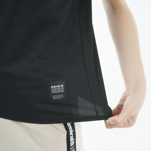 アドミラル ゴルフ Admiral GOLF レディース レディース メタルロゴ モックシャツ ADLA412 詳細18