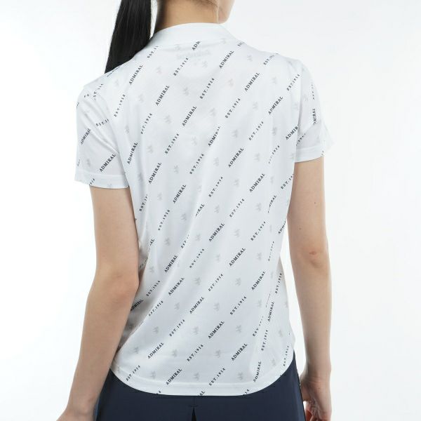 アドミラル ゴルフ Admiral GOLF レディース レディース モノグラム モックシャツ ADLA414 詳細7