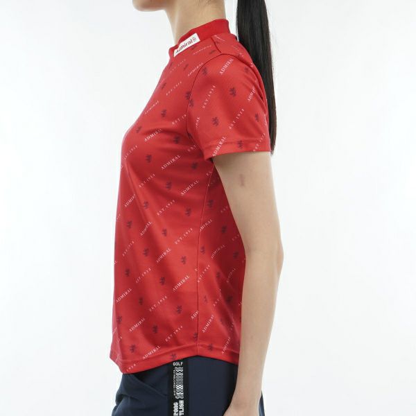 アドミラル ゴルフ Admiral GOLF レディース レディース モノグラム モックシャツ ADLA414 詳細10