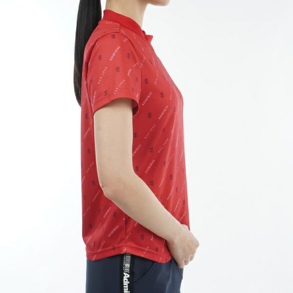 アドミラル ゴルフ Admiral GOLF レディース レディース モノグラム モックシャツ ADLA414 詳細11