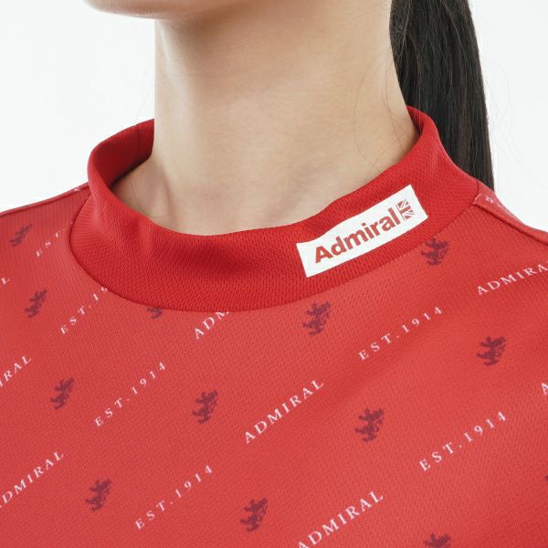 アドミラル ゴルフ Admiral GOLF レディース レディース モノグラム モックシャツ ADLA414 詳細14