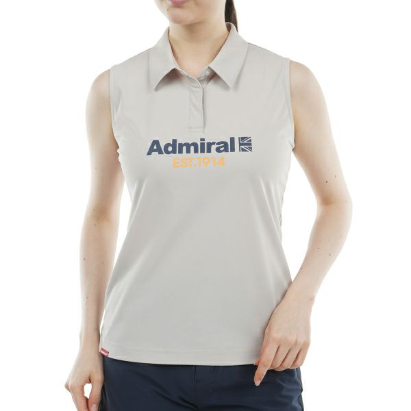 アドミラル ゴルフ Admiral GOLF レディース レディース リサイクルカノコ ノースリーブシャツ ADLA415 詳細1