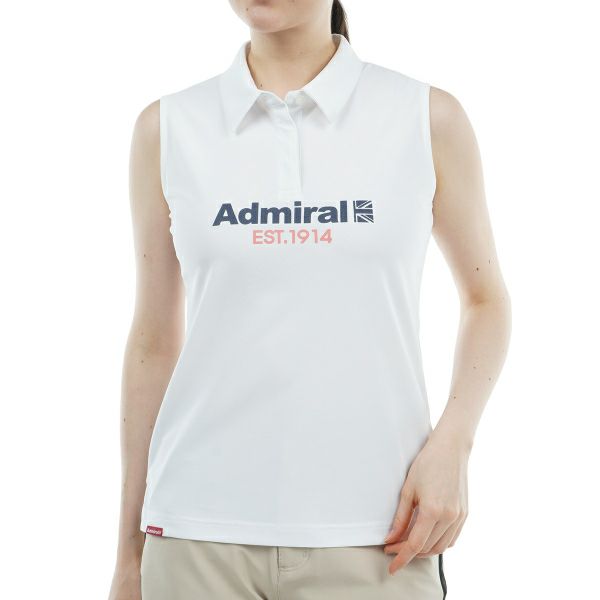 アドミラル ゴルフ Admiral GOLF レディース レディース リサイクルカノコ ノースリーブシャツ ADLA415 詳細2