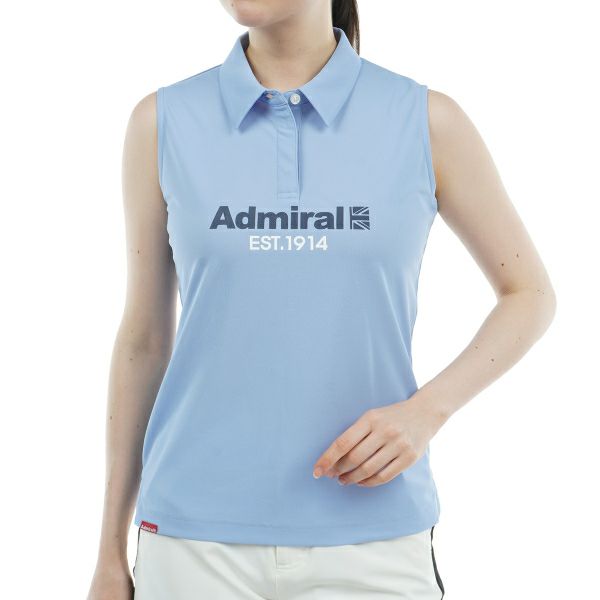 アドミラル ゴルフ Admiral GOLF レディース レディース リサイクルカノコ ノースリーブシャツ ADLA415 詳細5