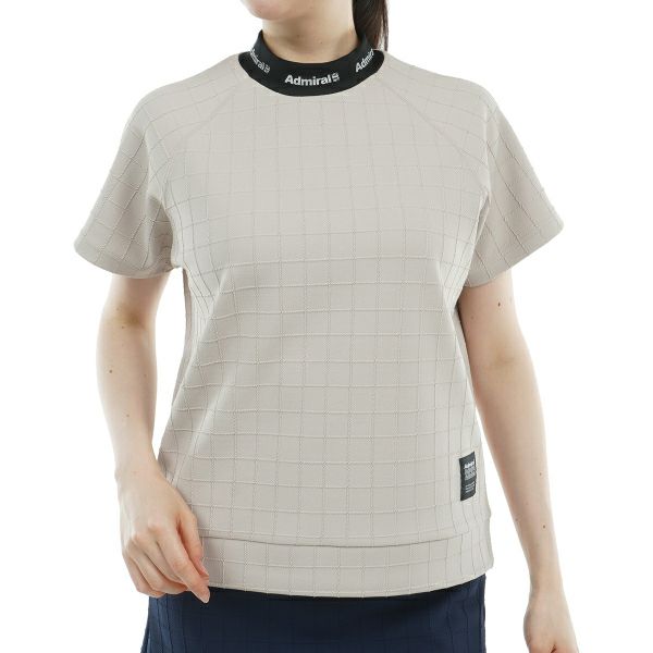 アドミラル ゴルフ Admiral GOLF レディース レディース グリッドオーバー モックシャツ ADLA416 詳細1