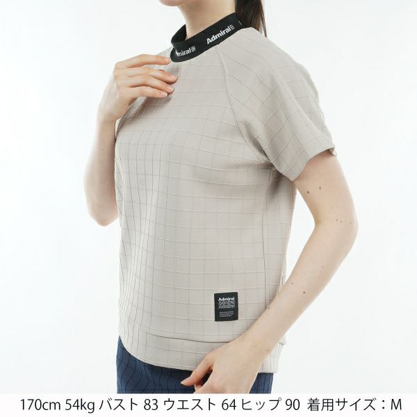 アドミラル ゴルフ Admiral GOLF レディース レディース グリッドオーバー モックシャツ ADLA416 詳細5