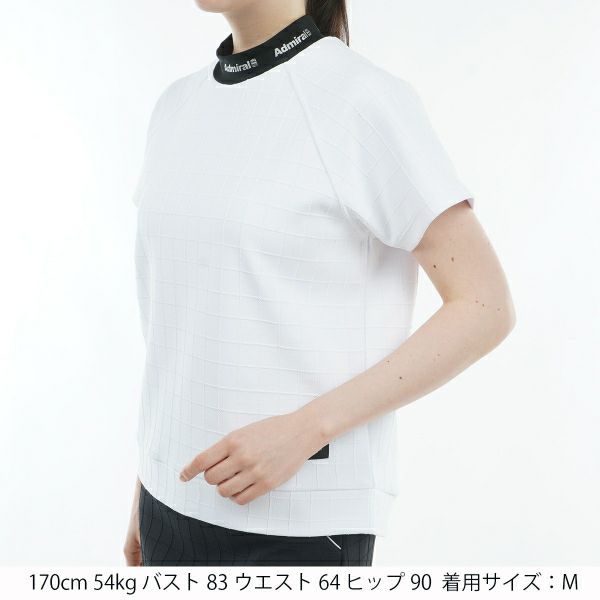 アドミラル ゴルフ Admiral GOLF レディース レディース グリッドオーバー モックシャツ ADLA416 詳細7