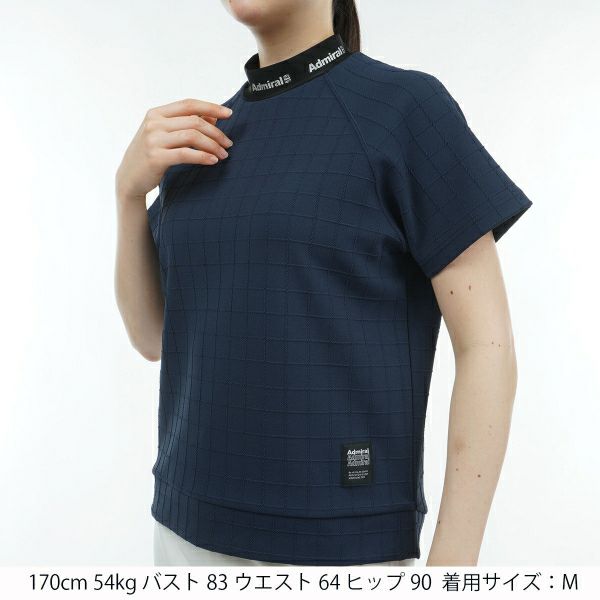 アドミラル ゴルフ Admiral GOLF レディース レディース グリッドオーバー モックシャツ ADLA416 詳細11