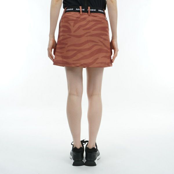 アドミラル ゴルフ Admiral GOLF レディース レディース バックディンプル ゼブラ柄スカート ADLA427 詳細13