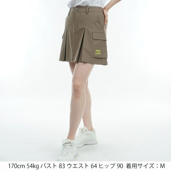 アドミラル ゴルフ Admiral GOLF レディース レディース バックディンプル タックスカート ADLA428 詳細4