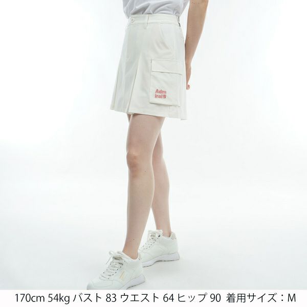 アドミラル ゴルフ Admiral GOLF レディース レディース バックディンプル タックスカート ADLA428 詳細6