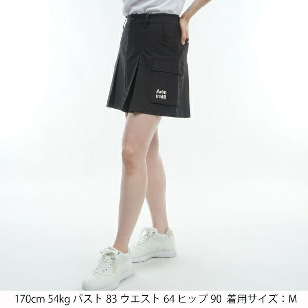 アドミラル ゴルフ Admiral GOLF レディース レディース バックディンプル タックスカート ADLA428 詳細8