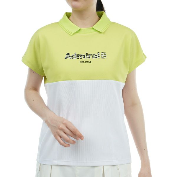 アドミラル ゴルフ Admiral GOLF レディース レディース メッシュ フレンチスリーブシャツ ADLA429 詳細1