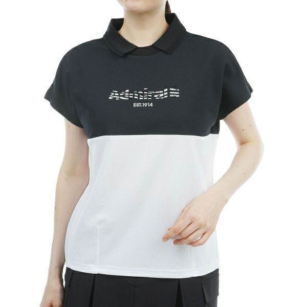 アドミラル ゴルフ Admiral GOLF レディース レディース メッシュ フレンチスリーブシャツ ADLA429 詳細3