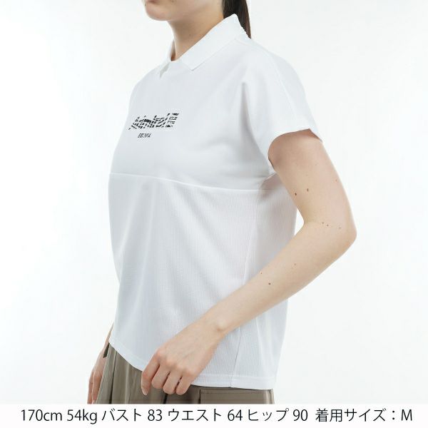アドミラル ゴルフ Admiral GOLF レディース レディース メッシュ フレンチスリーブシャツ ADLA429 詳細6
