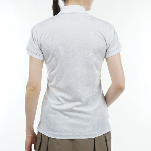 アドミラル ゴルフ Admiral GOLF レディース レディース リーフジャカード ポロシャツ ADLA430 詳細8