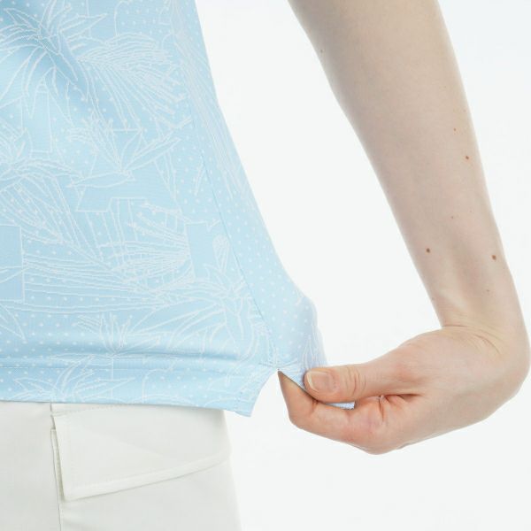 アドミラル ゴルフ Admiral GOLF レディース レディース リーフジャカード ポロシャツ ADLA430 詳細15