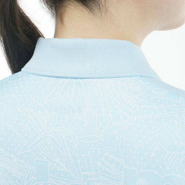 アドミラル ゴルフ Admiral GOLF レディース レディース リーフジャカード ポロシャツ ADLA430 詳細16