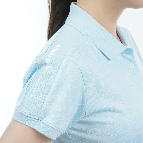 アドミラル ゴルフ Admiral GOLF レディース レディース リーフジャカード ポロシャツ ADLA430 詳細17