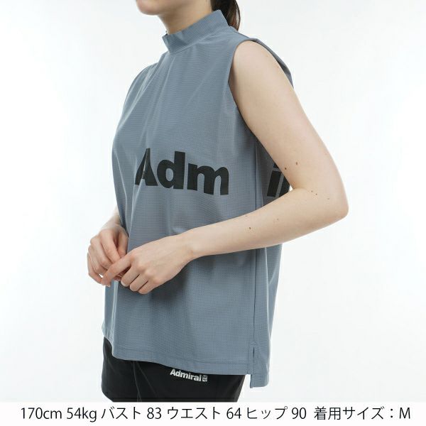 アドミラル ゴルフ Admiral GOLF レディース レディース フレックスドライ ノースリーブモックシャツ ADLA433 詳細4