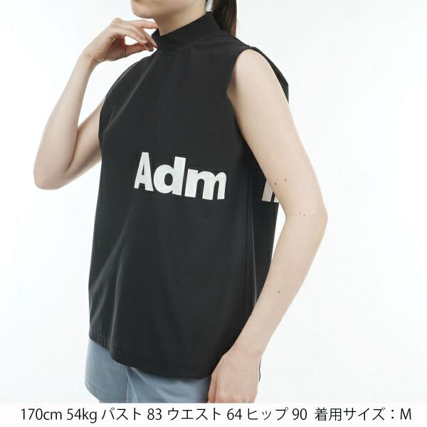 アドミラル ゴルフ Admiral GOLF レディース レディース フレックスドライ ノースリーブモックシャツ ADLA433 詳細6