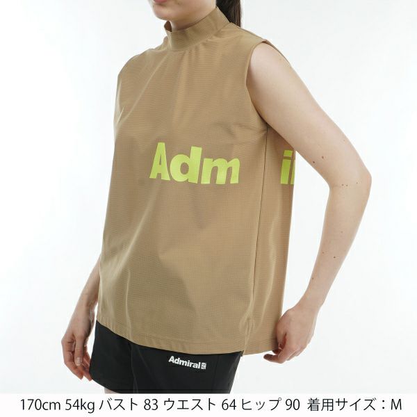 アドミラル ゴルフ Admiral GOLF レディース レディース フレックスドライ ノースリーブモックシャツ ADLA433 詳細8