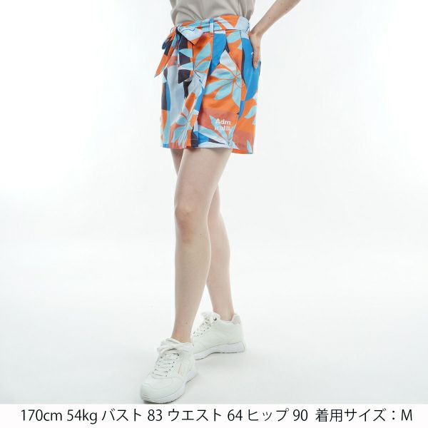 アドミラル ゴルフ Admiral GOLF レディース レディース リゾート柄 キュロットスカート ADLA438 詳細4
