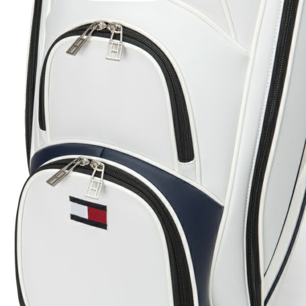 [トミー ヒルフィガー ゴルフ]カートキャディバッグ ベーシック　ホワイト