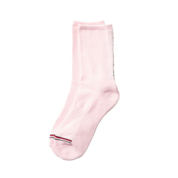 トミー ヒルフィガー ゴルフ Tommy Hilfiger Golf レディース レディース ミドルソックス バーチカルロゴ THMB4SCL 詳細1