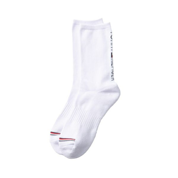 トミー ヒルフィガー ゴルフ Tommy Hilfiger Golf レディース レディース ミドルソックス バーチカルロゴ THMB4SCL 詳細2